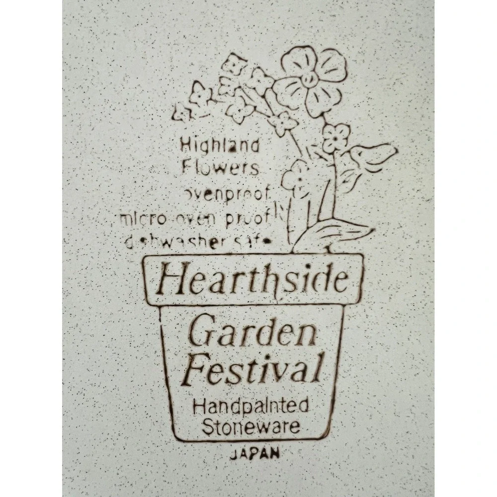 Vintage Hearthside Garden Festival Highland Flowers 12